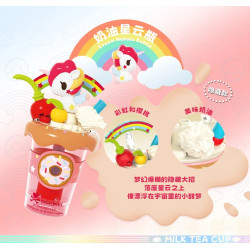JAKI HK716 Xếp hình lắp ráp ghép mô hình hộp đựng trà sữa tokidoki fun