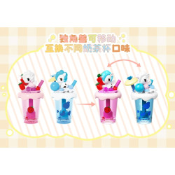 JAKI HK716 Xếp hình lắp ráp ghép mô hình hộp đựng trà sữa tokidoki fun