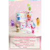 JAKI HK716 Xếp hình lắp ráp ghép mô hình hộp đựng trà sữa tokidoki fun