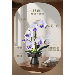 JAKI DK026 JAKI DK027 Xếp hình lắp ráp ghép mô hình lan hồ điệp