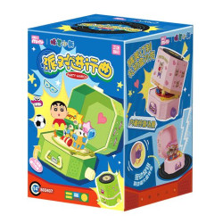 AREA-X 803407 Xếp hình lắp ráp ghép mô hình Crayon Shin-chan: Hộp mù tháng ba của bữa tiệc