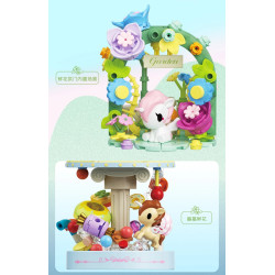 JAKI HK713 Xếp hình lắp ráp ghép mô hình tokidoki tokidoki Ngọn hải đăng kỳ lân: Ngọn hải đăng rừng Huayu