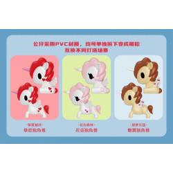 JAKI HK713 Xếp hình lắp ráp ghép mô hình tokidoki tokidoki Ngọn hải đăng kỳ lân: Ngọn hải đăng rừng Huayu
