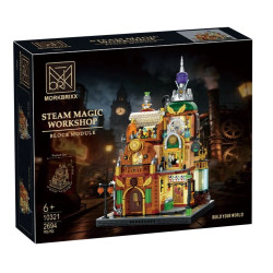 MORKMODEL MORK UrGe XMORK 10321 Steam Magic Workshop Xếp hình lắp ráp ghép mô hình Steampunk: Hội thảo ma thuật hơi nước
