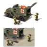 SLUBAN M38-B6000 B6000 6000 M38B6000 38-B6000 Xếp hình kiểu  MILITARY ARMY Ambulance Xe Cứu Thương Quân Sự 229 khối