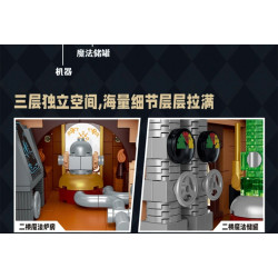 MORKMODEL MORK UrGe XMORK 10321 Steam Magic Workshop Xếp hình lắp ráp ghép mô hình Steampunk: Hội thảo ma thuật hơi nước
