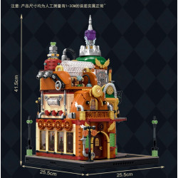 MORKMODEL MORK UrGe XMORK 10321 Steam Magic Workshop Xếp hình lắp ráp ghép mô hình Steampunk: Hội thảo ma thuật hơi nước