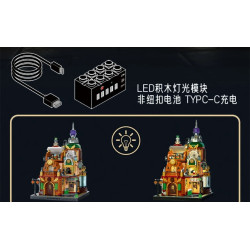 MORKMODEL MORK UrGe XMORK 10321 Steam Magic Workshop Xếp hình lắp ráp ghép mô hình Steampunk: Hội thảo ma thuật hơi nước