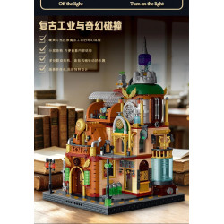 MORKMODEL MORK UrGe XMORK 10321 Steam Magic Workshop Xếp hình lắp ráp ghép mô hình Steampunk: Hội thảo ma thuật hơi nước
