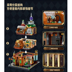 MORKMODEL MORK UrGe XMORK 10321 Steam Magic Workshop Xếp hình lắp ráp ghép mô hình Steampunk: Hội thảo ma thuật hơi nước
