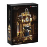 remittance H1026 Retro Steam Espresso Machine Xếp hình lắp ráp ghép mô hình Máy pha cà phê hơi nước cổ điển