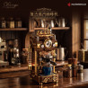 remittance H1026 Retro Steam Espresso Machine Xếp hình lắp ráp ghép mô hình Máy pha cà phê hơi nước cổ điển