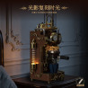 remittance H1026 Retro Steam Espresso Machine Xếp hình lắp ráp ghép mô hình Máy pha cà phê hơi nước cổ điển