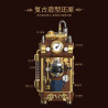 remittance H1026 Retro Steam Espresso Machine Xếp hình lắp ráp ghép mô hình Máy pha cà phê hơi nước cổ điển