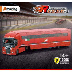Amazing Block 10008 Xếp hình lắp ráp ghép mô hình Xe tải ‌Rosso Corsa‌ Ferrari