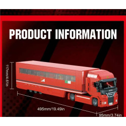Amazing Block 10008 Xếp hình lắp ráp ghép mô hình Xe tải ‌Rosso Corsa‌ Ferrari