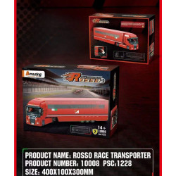 Amazing Block 10008 Xếp hình lắp ráp ghép mô hình Xe tải ‌Rosso Corsa‌ Ferrari