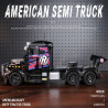 small angle JD130 Heavy Truck Xếp hình lắp ráp ghép mô hình xe tải hạng nặng của Mỹ
