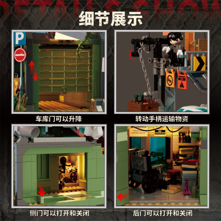 iambrick 30902 Wrecked Plane Pharmacy Xếp hình lắp ráp ghép mô hình Nhà Thuốc Cánh Rơi Ngày Tận Thế