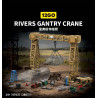 12GO 97037 Rivers Gantry Crane Xếp hình lắp ráp ghép mô hình Sự bùng nổ kính thiên văn Risfer của Đức trong Thế chiến thứ hai