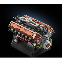 12GO 95009 T34-V2 Tank Engine Xếp hình lắp ráp ghép mô hình Động cơ xe tăng T34-V2 của Liên Xô