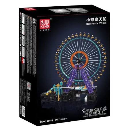 MouldKing 26018 Ball Ferris Wheel Xếp hình lắp ráp ghép mô hình Nhà máy sản xuất dây chuyền lắp ráp GBC: bánh xe đu quay bóng nhỏ