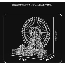 MouldKing 26018 Ball Ferris Wheel Xếp hình lắp ráp ghép mô hình Nhà máy sản xuất dây chuyền lắp ráp GBC: bánh xe đu quay bóng nhỏ