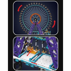 MouldKing 26018 Ball Ferris Wheel Xếp hình lắp ráp ghép mô hình Nhà máy sản xuất dây chuyền lắp ráp GBC: bánh xe đu quay bóng nhỏ