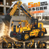 KAIYU KeeYee World K96197 Xếp hình lắp ráp ghép mô hình Xe công trình 5 trong 1