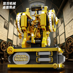 KAIYU KeeYee World K96295 Enigma Machine Xếp hình lắp ráp ghép mô hình Máy mật mã cơ học cổ điển Enigma