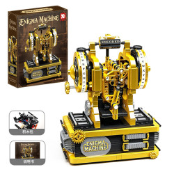 KAIYU KeeYee World K96295 Enigma Machine Xếp hình lắp ráp ghép mô hình Máy mật mã cơ học cổ điển Enigma