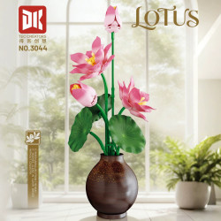 DK 3044 Xếp hình lắp ráp ghép mô hình hoa sen