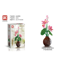 DK 3044 Xếp hình lắp ráp ghép mô hình hoa sen