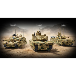 12GO 91011 Type-100 Tank Xếp hình lắp ráp ghép mô hình Xe tăng loại 100 1:35