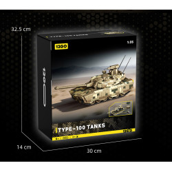 12GO 91011 Type-100 Tank Xếp hình lắp ráp ghép mô hình Xe tăng loại 100 1:35