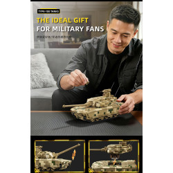 12GO 91011 Type-100 Tank Xếp hình lắp ráp ghép mô hình Xe tăng loại 100 1:35