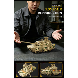 12GO 91011 Type-100 Tank Xếp hình lắp ráp ghép mô hình Xe tăng loại 100 1:35