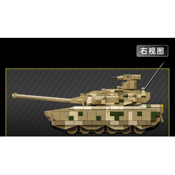 12GO 91011 Type-100 Tank Xếp hình lắp ráp ghép mô hình Xe tăng loại 100 1:35