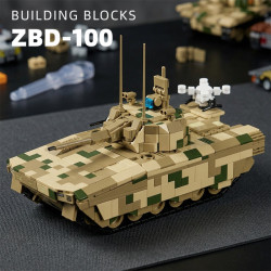 12GO 91012 ZBD-100 Xếp hình lắp ráp ghép mô hình Xe tăng hỗ trợ Type 100 1:35