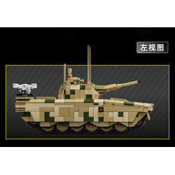 12GO 91012 ZBD-100 Xếp hình lắp ráp ghép mô hình Xe tăng hỗ trợ Type 100 1:35