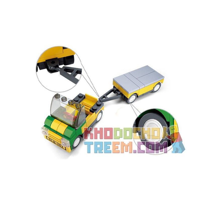 SLUBAN M38-B0362 B0362 0362 M38B0362 38-B0362 non  MÁY BAY VẬN TẢI CÁNH QUẠT NHỎ bộ đồ chơi xếp lắp ráp ghép mô hình City AVIATION Thành Phố 251 khối