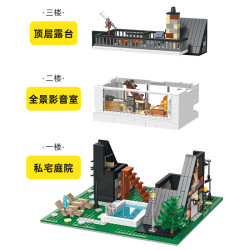 JIESTAR 89158 Xếp hình lắp ráp ghép mô hình Biệt thự nghỉ dưỡng Ararat