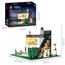JIESTAR 89158 Xếp hình lắp ráp ghép mô hình Biệt thự nghỉ dưỡng Ararat