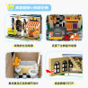 JIESTAR 89155 Xếp hình lắp ráp ghép mô hình Chợ góc châu Âu