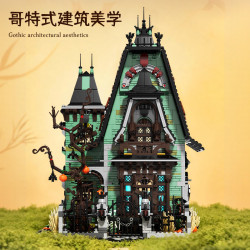 Xbert 66223 Xếp hình lắp ráp ghép mô hình Ngôi nhà ma ám theo phong cách Gothic cổ điển