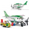 SLUBAN M38-B0362 B0362 0362 M38B0362 38-B0362 non  MÁY BAY VẬN TẢI CÁNH QUẠT NHỎ bộ đồ chơi xếp lắp ráp ghép mô hình City AVIATION Thành Phố 251 khối