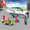 SLUBAN M38-B0362 B0362 0362 M38B0362 38-B0362 non  MÁY BAY VẬN TẢI CÁNH QUẠT NHỎ bộ đồ chơi xếp lắp ráp ghép mô hình City AVIATION Thành Phố 251 khối