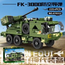 KAZI GBL BOZHI KY8322 Xếp hình lắp ráp ghép mô hình Tên lửa phòng không FK-3000