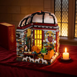 Xbert 66146 Common Room House of Bravery and Chivalry Xếp hình lắp ráp ghép mô hình Phòng sinh hoạt chung Ravenclaw