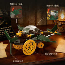 Xbert 66214 Xếp hình lắp ráp ghép mô hình xưởng steampunk